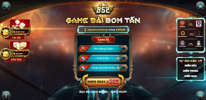 Đăng Nhập B52Club