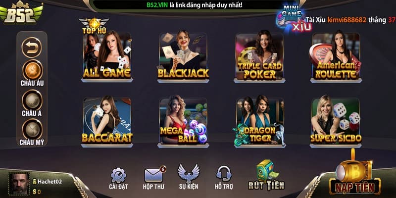 Giới thiệu B52Club Những tính năng nổi bật tại B52Club
