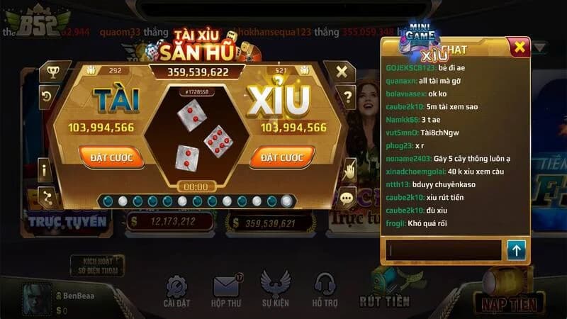 Tài Xỉu B52club Tài xỉu B52club - Giới thiệu về trò chơi