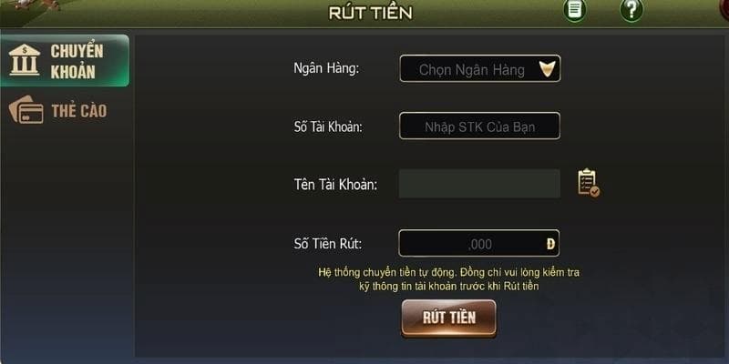 Rút Tiền B52Club Tổng Quan Về Rút Tiền Trên B52Club